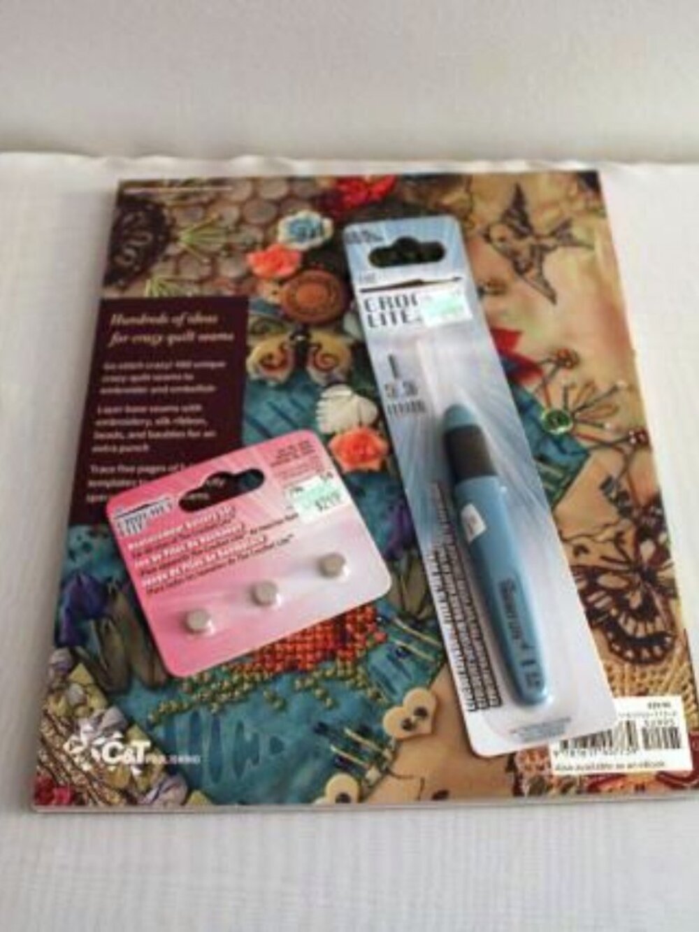 Crochet Lite & Battery Set with Stunning Stitches 2019 Book